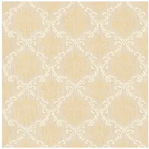 Profhome Textiltapete 0,53 m x 10 m 5,33 m2 Beige/Gelb 956292