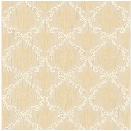 Profhome Textiltapete 0,53 m x 10 m 5,33 m2 Beige/Gelb 956292