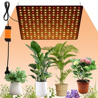 Toaboa Pflanzenlampe LED Vollspektrum 225 LEDs 1000W Pflanzenleuchte Hängend mit 4 Aufhängehaken Pflanzenlicht Anzucht Wachstumslampe LED Grow Light für Pflanzen Gemüse Blume (weiß+rot)