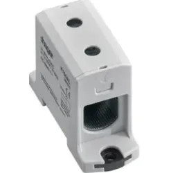 Hager K150AL Anschlussklemme für Aluminium und Kupferleitungen, 25mm2-150mm2, grau