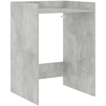 vidaXL Waschmaschinen-Schrank 67,5 x 62 x 97 cm Grau Holzwerkstoff