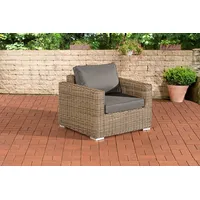 CLP Gartensessel Bilbao / Madeira, aus Polyrattan geflochten beige