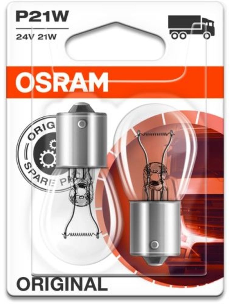 Ampoule secondaire OSRAM P21W Standard 24V/21W, 2 pièce