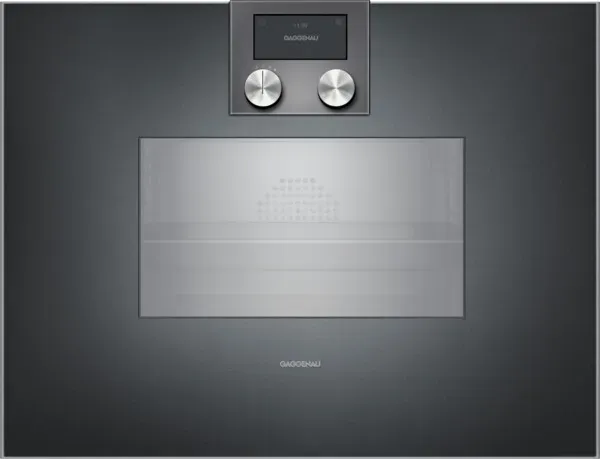 Gaggenau BS450101 Dampfbackofen 60 cm Serie 400 Antrazit Türanschlag rechts B...