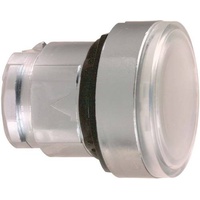 Schneider Electric ZB4BH013 Frontelement für Leuchtdrucktaster (Ø) 22mm unbeschriftet Chrom, Weiß