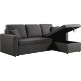 Habitat et Jardin Ecksofa reversibel mit Schlaffunktion und Stauraum Alain - 3-Sitzer - Grau