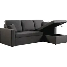 Habitat et Jardin Ecksofa reversibel mit Schlaffunktion und Stauraum Alain - 3-Sitzer - Grau