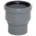 AIRFIT HT-Reduzieradapter Muffe DN 90 x Rohrstutzen DN 75 Abwasserrohr