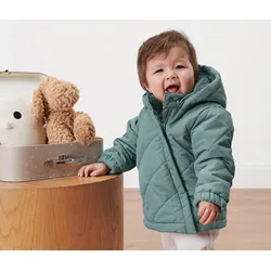 Tchibo - Kleinkind-Steppjacke - Baby - Gr. 74/80 - blau