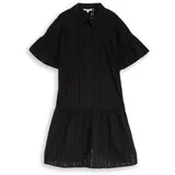 Tom Tailor Hemdblusenkleid Mini Schwarz XS