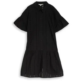 Tom Tailor Hemdblusenkleid Mini Schwarz XS