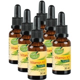 KOPP Vital® Vitamin K2 Tropfen | vegan | 6 x 30 ml | Vitamin K2 ist in MCT-Öl gelöst | Sojafrei | all-trans-Gehalt von 99,5 Prozent | hohe Bioverfügbarkeit | Apothekenqualität