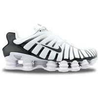 Nike Shox TL Herrenschuhe (AV3595-102, White/Metallic Platinum/Black), Weiß/Metallic-Platin/Schwarz, 45 EU - 45 EU