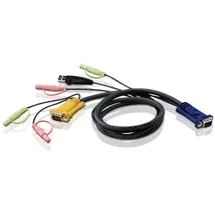 ATEN 2L-5302U KVM Kabel Schwarz 1,8m