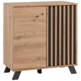 Finori Medan 80 x 85 x 40 cm Eiche Artisan / Anthrazit