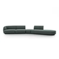 Micadoni Sofa Miley, modular 5-Sitzer blau