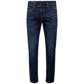 ONLY & SONS Male Normal geschnitten ONSWEFT REG.DARKBLUE 6752 DNM Jeans NOOS