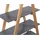 Möbilia Kinderregal Dolidoo 90 x 35 x 170 cm Pinie grau lackiert