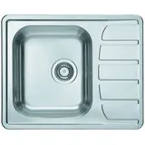 alveus cz Zoom Maxim rechts Einbauspüle Edelstahl Handbetätigung 620 x 500 mm