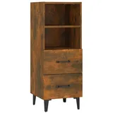 vidaXL Sideboard Räuchereiche 34,5x34x90 cm Holzwerkstoff