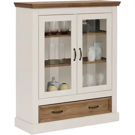 OTTO home Vitrine Selma Highboard 100 x 38 x 120 cm Weiß