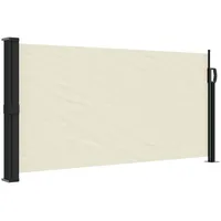 vidaXL Seitenmarkise Ausziehbar Creme 100x300 cm