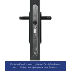 Hörmann H8-5 links 100 x 200 cm anthrazitgrau