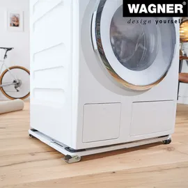 Wagner Transporthilfe QUADRAT verstellbar 42-60 x 5 cm, Stahl, Bock- & Lenkrollen Ø 30 mm, Tragkraft 150 kg