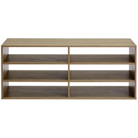 FMD Carryhome Regaleinsatz, Alteiche, Holzwerkstoff, 84.5x33.5x35 cm, Pefc, Made in Germany, Arbeitszimmer, Büroregale, Bücherregale