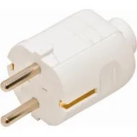 FP Schutzkontakt-Stecker Weiß