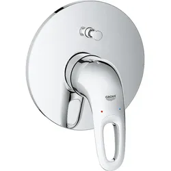 Unterputz-Wannenmischer Eurostyle, offener Hebel (Ausführung: Rosette Ø 163 mm chrom offener Hebel)