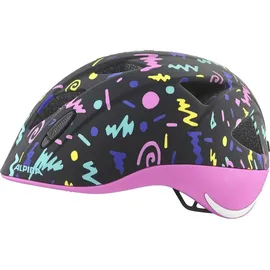Alpina Ximo Flash 47-51 cm Kinder black/confetti matt