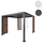 Mendler Pergola HWC-P65 1 Stück 3 x 3 m Grau