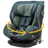 Osann Autokindersitz Flame360, ab: Geburt, bis: 12 Jahre, drehbarer Reboarder mit Isofix und Top-Tether-40-150 cm grau|grün