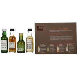 Peated Malts of Distinction Whisky Tasting Collection 40% vol 4 x 0,05 l