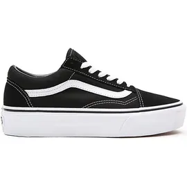 Vans Old Skool Platform Schwarz/Weiß 44