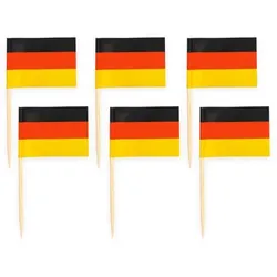 50 Flaggen Deko Picker Deutschland