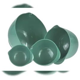 Rosti Rührschüssel Set 4tlg. mit Deckel "Margrethe" türkis (nordic green) 0,25+0,5+1,5+3,0L