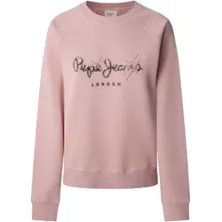 Pepe Jeans für Damen. PL581467 Sweatshirt Lupita rosa (S), Lässig, Baumwolle, Nachhaltig
