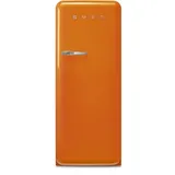 Smeg FAB28ROR6 Retro-Kühlschrank (270 l, 1530 mm hoch, Orange)