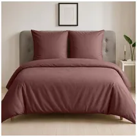 Traumschlaf Uni Biber nougat 200 x 220 cm + 2 x 40 x 80 cm