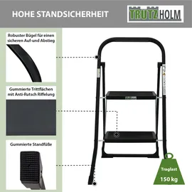 Trutzholm Trittleiter 2 Stufen