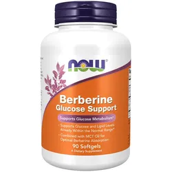 Now Foods Glukoseregulation Weichkapsel - Berberine Glucose Support Softgels (90 Weichkapseln)