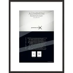 Bilderrahmen aus Polystyrol Aluminium ca. 63x83cm