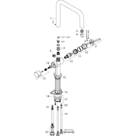 Hansgrohe Talis M54 mattschwarz 72807670