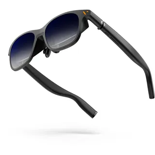 VITURE Pro XR/AR Brille, 135“ 120Hz 1000Nits, Harman Audio, elektrochromer Film, 3D Brille kompatibel mit iPhone 16/15/Android/Mac/PC/Steam Deck (Mattschwarz)