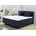 Jockenhöfer Gruppe Boxspringbett Carla, mit Bettkasten, Kaltschaum-Topper und Zierkissen, blau