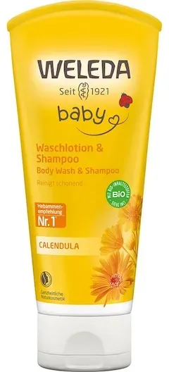 Weleda Schwangerschafts- und Babypflege Babys & Kids Baby Calendula Waschlotion & Shampoo