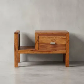 KADIMA DESIGN Nachtschrank 60 x 30 x 40 cm Braun