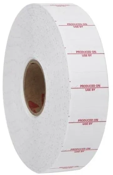 Etiketten 'Hergestellt Am' Auf Englisch (14000 Stück)